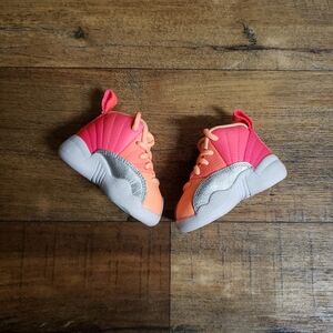 Baby Girl Sz 2 Jordan 12 Retro Sunrise Sneakers
